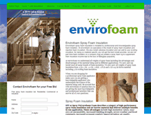 Tablet Screenshot of envirofoamofamerica.com